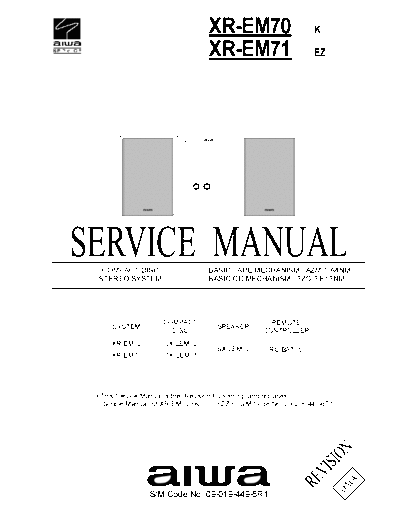 AIWA manual2  AIWA   Aiwa XR-EM71 & 70 manual2.pdf