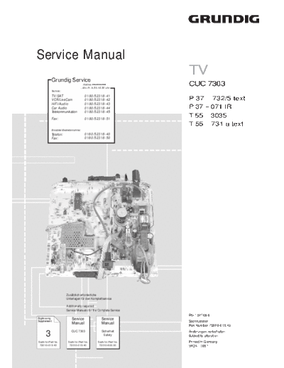 Grundig CUC-7303 Ver 2  Grundig CUC CUC-7303 CUC-7303 Ver 2.PDF