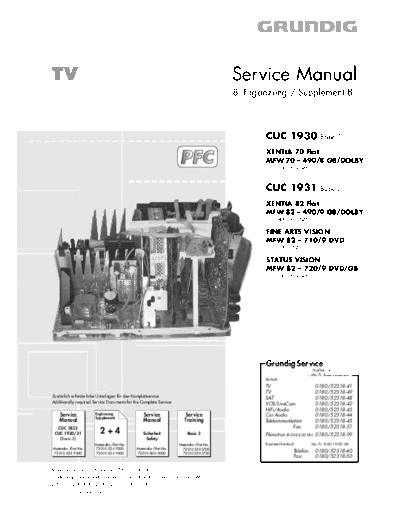 Grundig CUC-1930 & 1931 Ver 2  Grundig CUC CUC-1930 & 1931 CUC-1930 & 1931 Ver 2.PDF