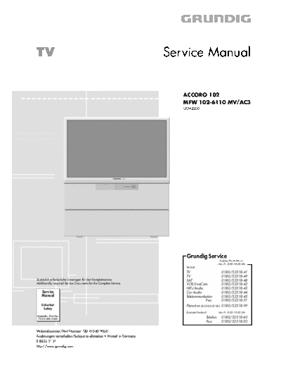 Grundig Accoro-102  Grundig Accoro Accoro-102 Accoro-102.PDF