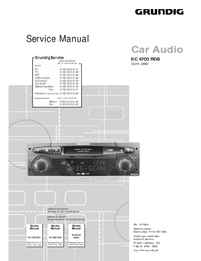 Grundig EC-4700RDS  Grundig EC EC-4700RDS EC-4700RDS.PDF