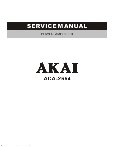 Akai ACA-2664  Akai ACA ACA-2664 ACA-2664.pdf