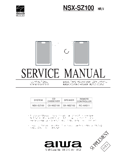 AIWA SU2  AIWA     Aiwa CX-NSZ100 SU2.pdf