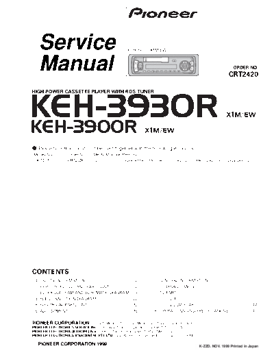 Pioneer KEH-3930R,3900R  Pioneer KEH KEH-3930R & 3900R Pioneer_KEH-3930R,3900R.pdf