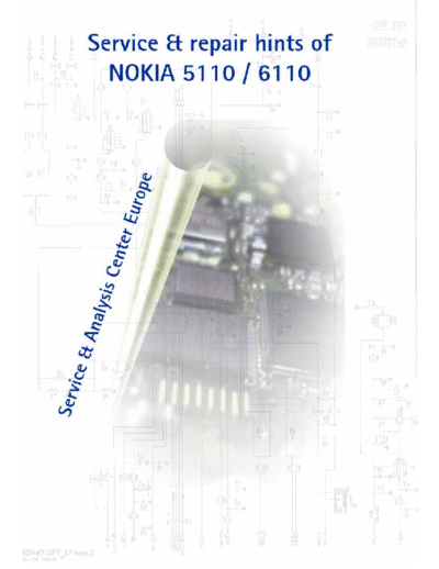 NOKIA NSE-13  NOKIA Mobile Phone Nokia_5110 NSE-13.PDF