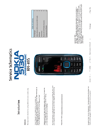 NOKIA 5130 XpressMusic RM-495 schematics v1 0  NOKIA Mobile Phone Nokia_5130XpressMusic 5130_XpressMusic_RM-495_schematics_v1_0.pdf