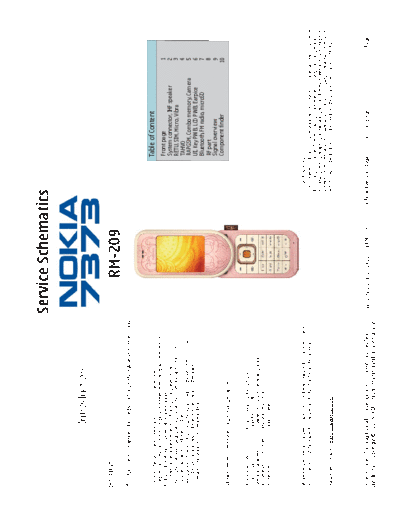 NOKIA 83264904 7373 RM-209 schematics V1 0  NOKIA Mobile Phone Nokia_7373 83264904_7373_RM-209_schematics_V1_0.pdf