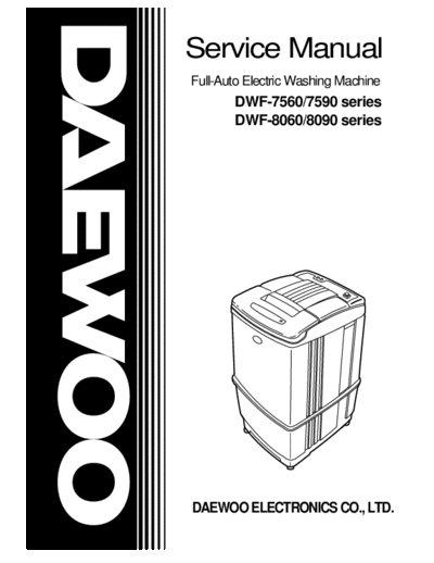 Daewoo DWF-7560 & 7590 & 8060 & 8090  Daewoo DWF DWF-7560 & 7590 & 8060 & 8090 DWF-7560 & 7590 & 8060 & 8090.pdf