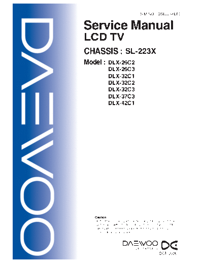 Daewoo SL-223X  Daewoo hassis SL SL-223X SL-223X.pdf