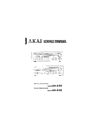 Akai AA-R40 & 50  Akai AA AA-R40 & 50 AA-R40 & 50.pdf