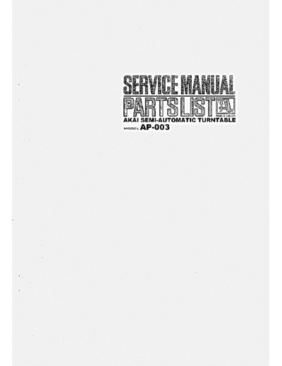 Akai AP-003  Akai AP AP-003 AP-003.pdf
