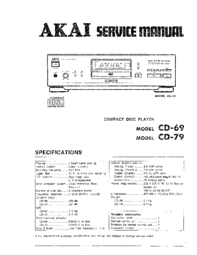 Akai CD-69 & 79  Akai CD CD-69 & 79 CD-69 & 79.pdf