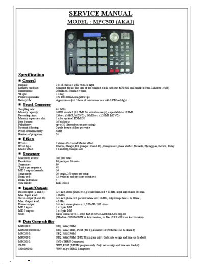 Akai MPC-500  Akai MPC MPC-500 MPC-500.pdf