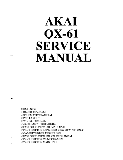 Akai QX-61  Akai QX QX-61 QX-61.pdf