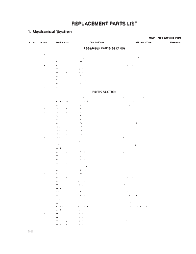 LG Mechanical list(0251T)  LG TV KF-15FA9B-S Mechanical_list(0251T).pdf