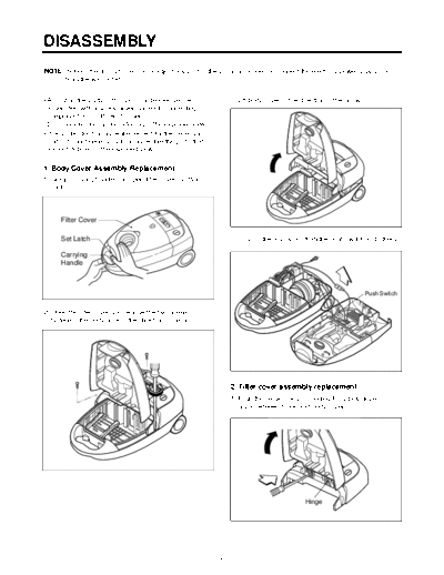 LG DISASSEMBLY  LG Vacuum Cleaner V-6353TV DISASSEMBLY.pdf