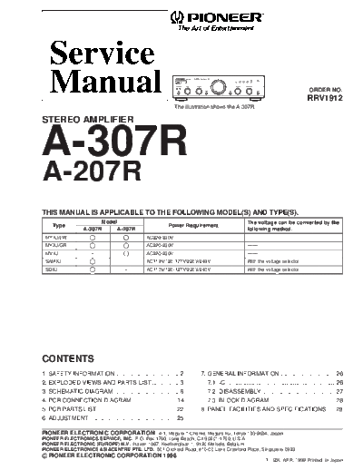 Pioneer A-307R A-207R  Pioneer A A-307R & A-207R A-307R_A-207R.pdf