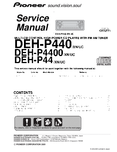 Pioneer DEH-P440,P4400,P44  Pioneer DEH DEH-P440 & P4400 & P44 Pioneer_DEH-P440,P4400,P44.pdf