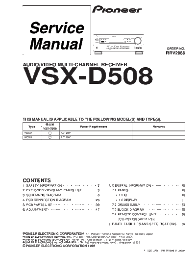 Pioneer VSX-D508  Pioneer VSX VSX-D508 VSX-D508.pdf