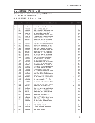 Samsung 11 Electrical Part List  Samsung LCD TV LE32R32B 11_Electrical Part List.pdf