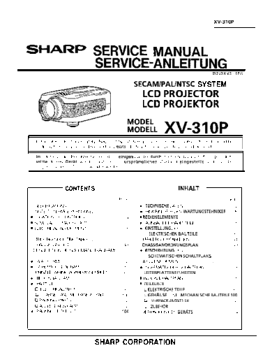 Samsung XV310sm  Samsung Projector XV-310P XV310sm.rar