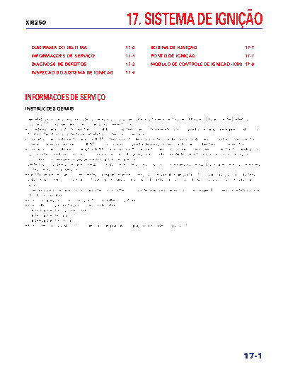 Honda 17-ignition system  Honda Motorcycles honda_xr250_tornado_2001_service_manual 17-ignition_system.pdf