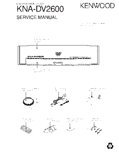 Kenwood B53-0109-00-TXT  Kenwood DVD Navigations System Car DVD Navigations System Car Kenwood KNA-DV2600 B53-0109-00-TXT.pdf