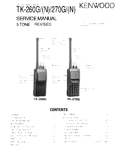 Kenwood B51-8554-10(1-TXT)  Kenwood VHF FM Transceiver VHF FM Transceiver Kenwood TK-260G & 270G B51-8554-10(1-TXT).pdf