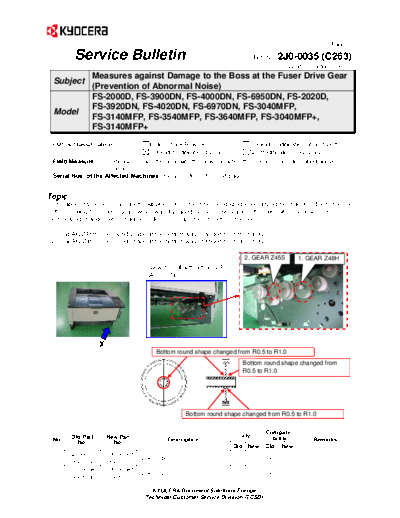 Kyocera SB-2J0-0035-C263  Kyocera Printer FS-2020-3920-4020 SERVICEBULLETINS SB-2J0-0035-C263.pdf