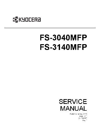 Kyocera FS-3040MFP-3140MFP-SM-Rev7  Kyocera Printer FS-3040-3140MFP SERVICE_MANUAL FS-3040MFP-3140MFP-SM-Rev7.pdf