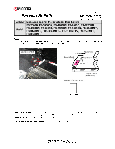 Kyocera SB-2J0-0028-B363  Kyocera Printer FS-3040P_3140P SERVICEBULLETIN SB-2J0-0028-B363.pdf