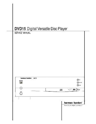 Harman Kardon DVD-15  Harman Kardon DVD DVD-15 DVD-15.pdf