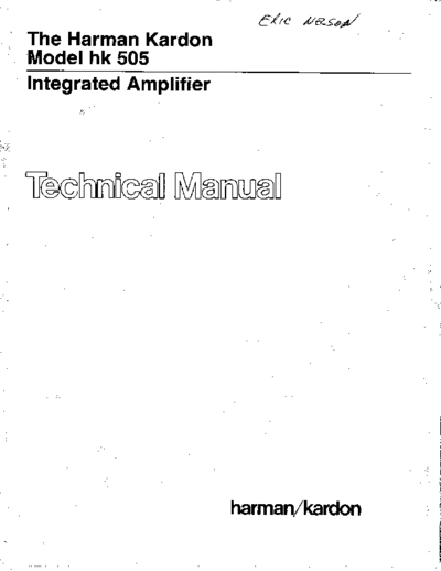 Harman Kardon HK-505  Harman Kardon HK HK-505 HK-505.pdf