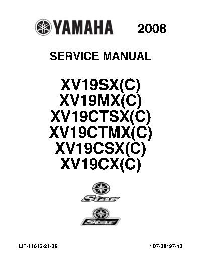 Yamaha 08   Raider SVC Manual  Yamaha Motorcycles 08 Yamaha Raider SVC Manual.pdf