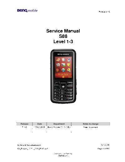 siemens BENQ-  S88 1  siemens Mobile Phone BENQ-SIEMENS S88 BENQ-SIEMENS S88 1.pdf