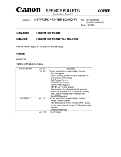CANON gpgen-28  CANON Copiers GP 405 ServBull ServBullGP405 gpgen-28.pdf