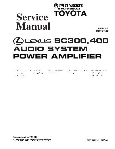 Lexus GM-8886 SC300 SC400  Lexus Car Audio GM-8886_SC300_SC400.pdf