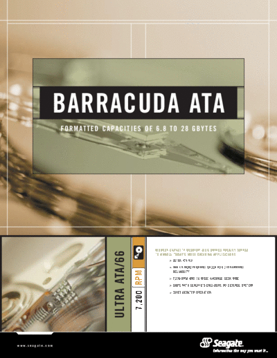 seagate Barracuda ATA  seagate Seagate Barracuda ATA.PDF